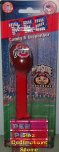 Ohio State Solid logo Football Pez