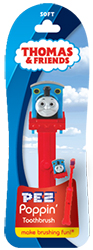 Poppin Brush Buddies Thomas Train Pez Toothbrush