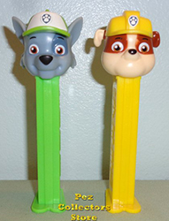 European Paw Patrol Rocky and Rubble Pez Loose