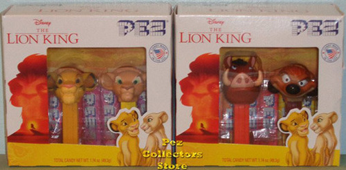Lion King Mini Pez Twin Pack Pair