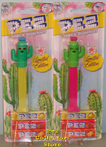 Spike and Lily Cactus Pez mint on card