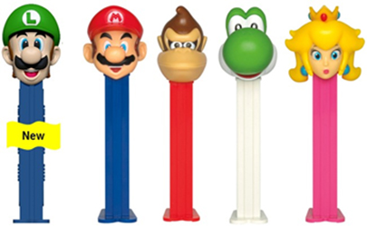 Luigi Pez in Nintendo Mario Assortment