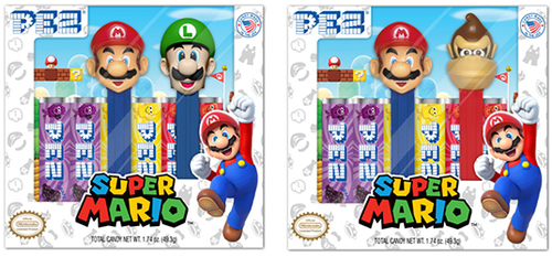 Nintendo Pez Twin Packs with Luigi Pez