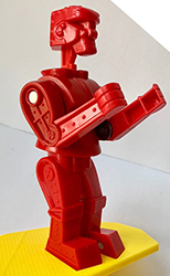 Mattel RockEm SockEm Red Robot