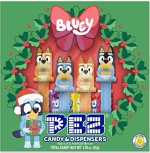 Bandit Bluey Bingo and Chilli Pez Christmas Gift Set
