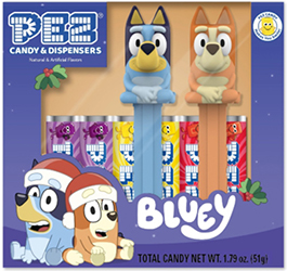 Bluey and Bingo Christmas Pez Twin Pack
