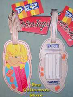 Pez Girl Luggage Tag