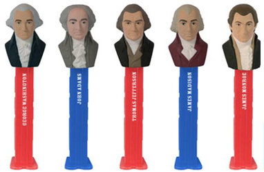 US Presidents Series 1 Pez