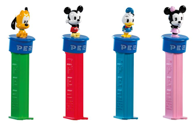 European Disney Cuties Click 'n Play Pez set