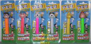 European Peanuts Series 2 Pez Set Mint on Card