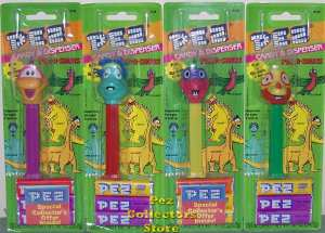 Pez-a-Saurs Pez Set mint on card