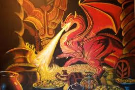 Smaug the Dragon from the Hobbit