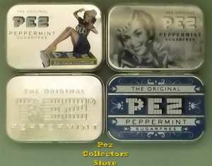 Retro Pez Tins Mint on Card