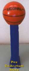 UCONN Basketball Pez without Mascot Mint on Card