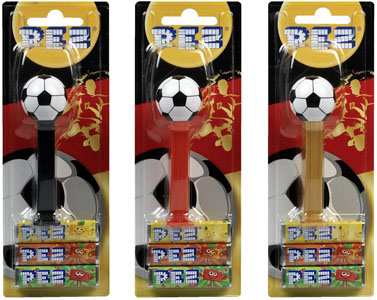 Dated 2014 Soccer Ball Pez from Switzerland