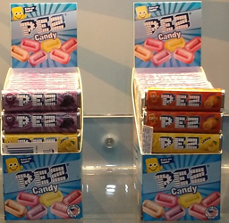 6 rolls pez candy packs in 12 count boxes