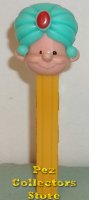 Vintage Maharajah Pez on Yellow Stem