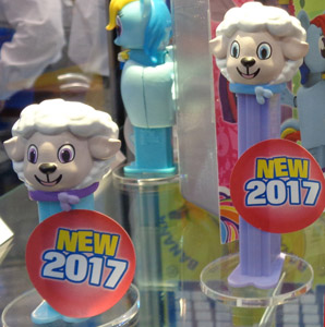 Mini and full size Easter Lamb pez