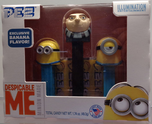 Despicable me with Gru and mini Minions Pez