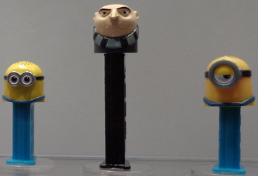 Minions Jerry, Gru and Stuart Pez Loose