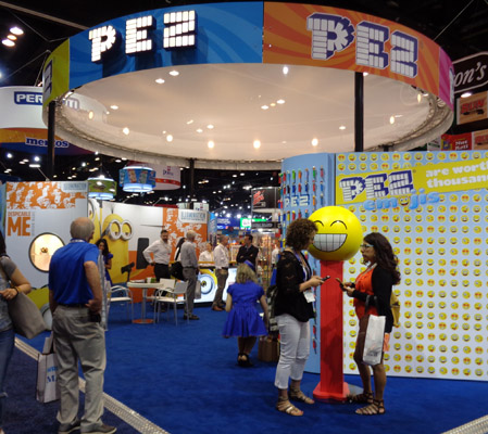 Pez Candy, Inc. Booth at Sweets and Snacks Expo, 2016