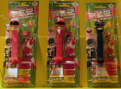 Power Rangers Pez Mint on Card