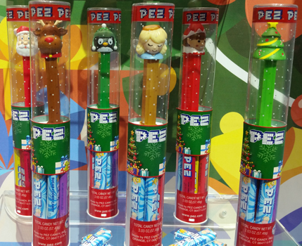 2018 Christmas Pez Tubes