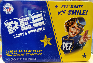 Pez Candy Tin