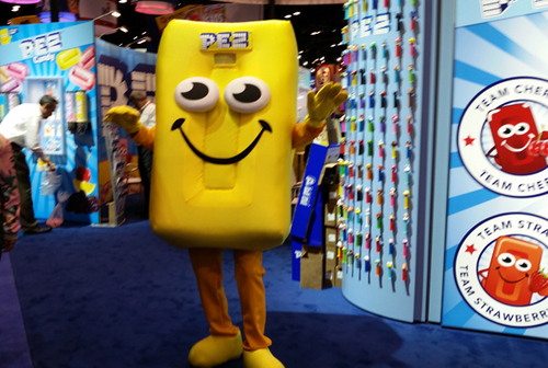 Pez Booth at Sweets and Snacks Expo 2017