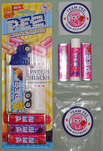 2018 Sweets and Snacks Pez Truck and new Candy packs