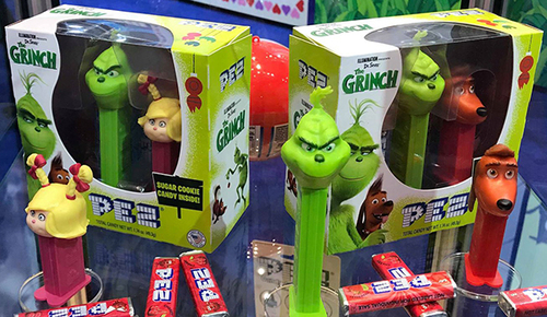 Grinch Twin Packs with mini Cindy and Max Pez