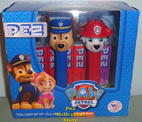 Paw Patrol Chase and Marshall Pez Twin Pack