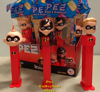 Incredibles 2 Pez Set Mint in Bag