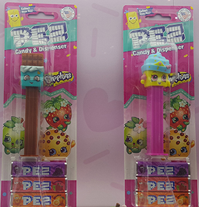 Shopkins Pez MOC with Cheeky Chocolate and Cupcake Queen