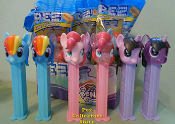 My Little Pony Glitter Crystal and Solid Pez