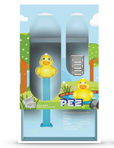 PAMP Suisse Ducky Pez with Silver Pez Candy Bricks