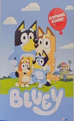 Sweets and Snacks Bluey Wall