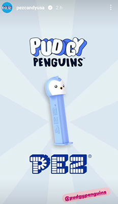 Pudgy Penguins Pez Mockup