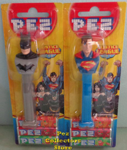 2016 European Batman and Superman Pez MOC