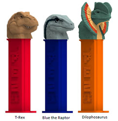 Jurassic World Pez Set