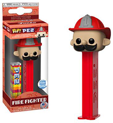 Fireman Pez Pal Pop Pez with Funko Sticker