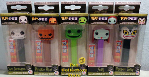 Nightmare Before Christmas set of 5 Pop Pez Bundle