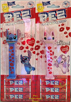 Valentine's Day Stitch and Angel Pez Couple