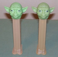 New Yoda (left) and old Yoda (right)