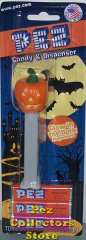 2012 Halloween Pumpkin Pez Mint on Card 