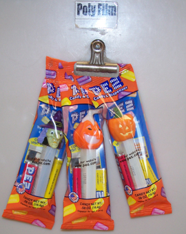 Halloween Pez in Polybag at Pez Factory