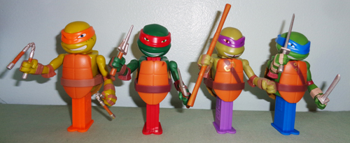 TMNT Connectibles pez set loose