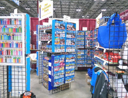 Pez Collectors Store Booth 3116 at Planet Comicon