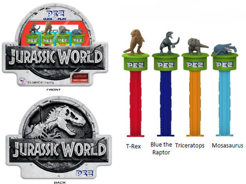 Jurassic World Pez Gift Tin