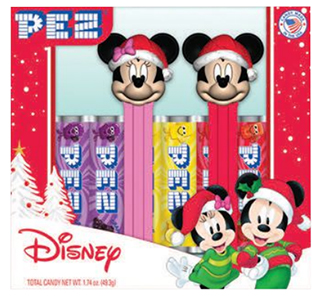 Mickey and Minnie Holiday Pez Twin Pack